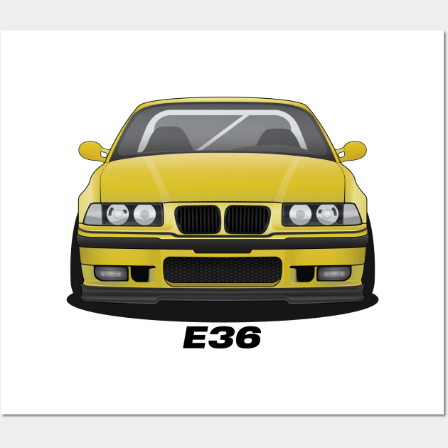 Classic E36 Wall Art by turboosted